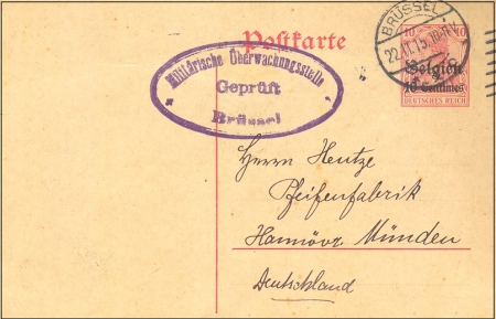 Landespost in Belgien 