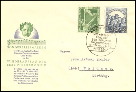 Berlin Mi.72/73 FDC