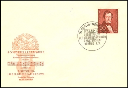 Berlin Mi.74 FDC